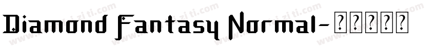 Diamond Fantasy Normal字体转换